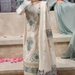 3PC EMBROIDERED LAWN-ANS5