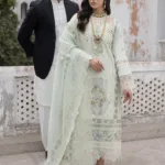 Lawn-3PC Chikankari Embroidered -ANS3210