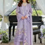 3PC EMBROIDERED LAWN SUIT - 6161